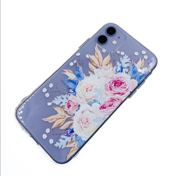 2/$10 iPhone 11 Pro Max Case Clear Flower Floral - Picture 6 of 7